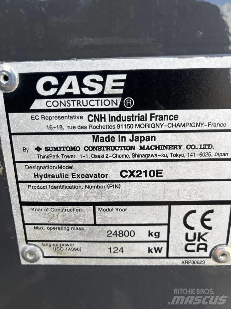 CASE CX 210 E Beltegraver
