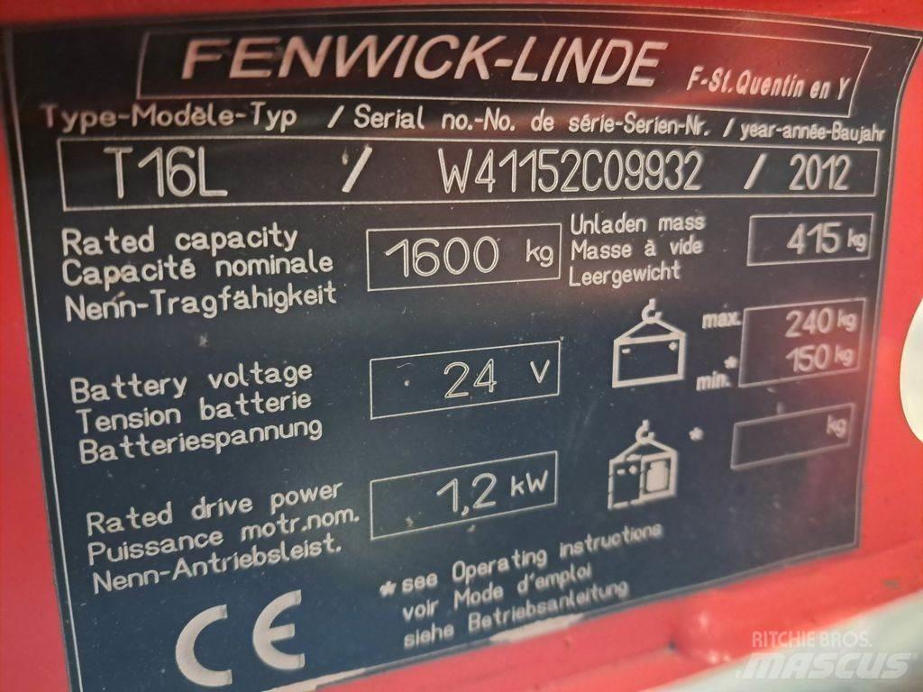 Linde T16L Lavtløftende truck