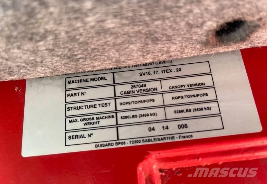 Yanmar SV 15 Minigravere <7t