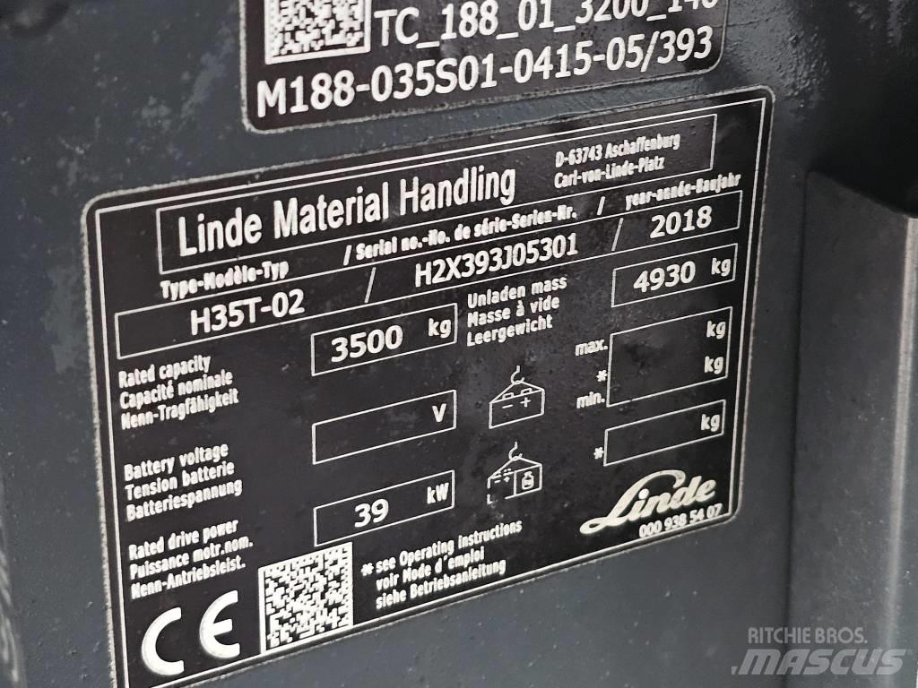 Linde H35T-02 Propan trucker