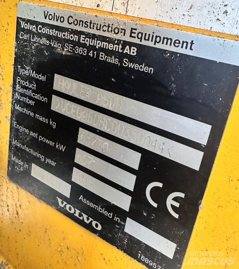 Volvo A 60 H Rammestyrte Dumpere