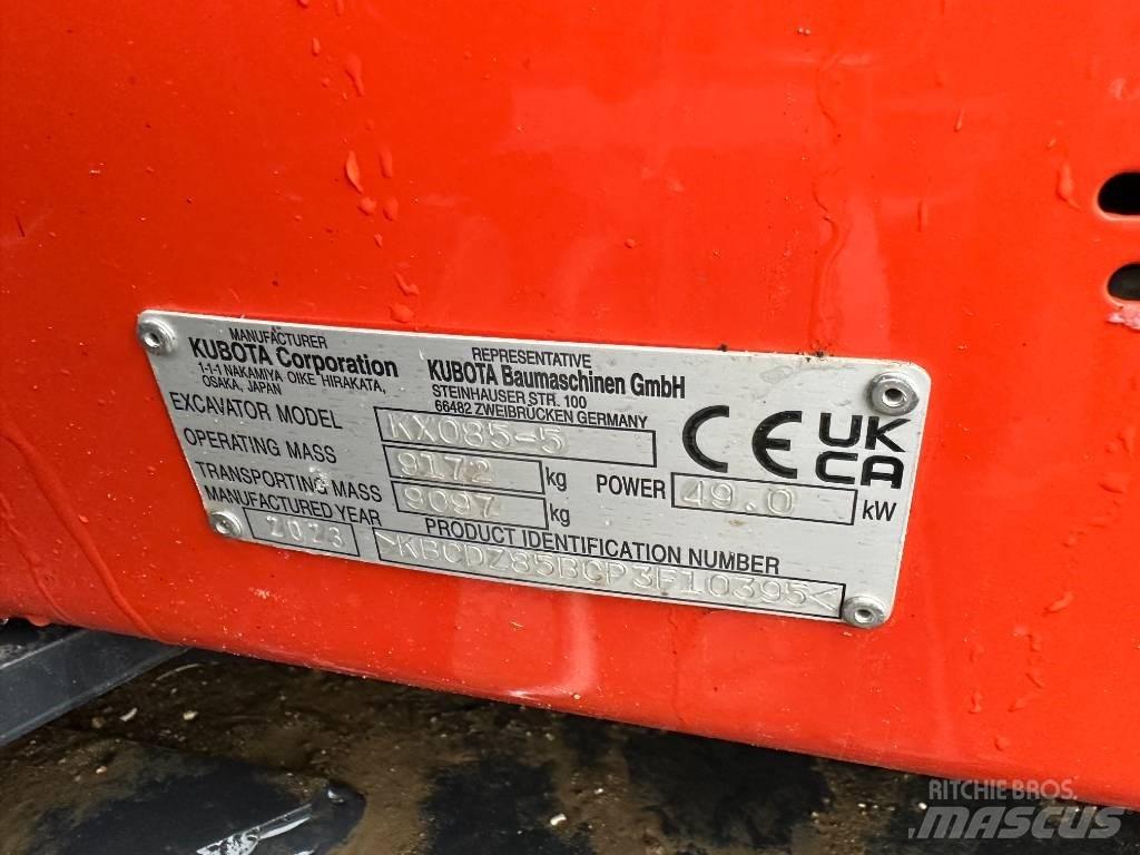 Kubota KX 085-5 2PGL Midigravere 7 - 12t
