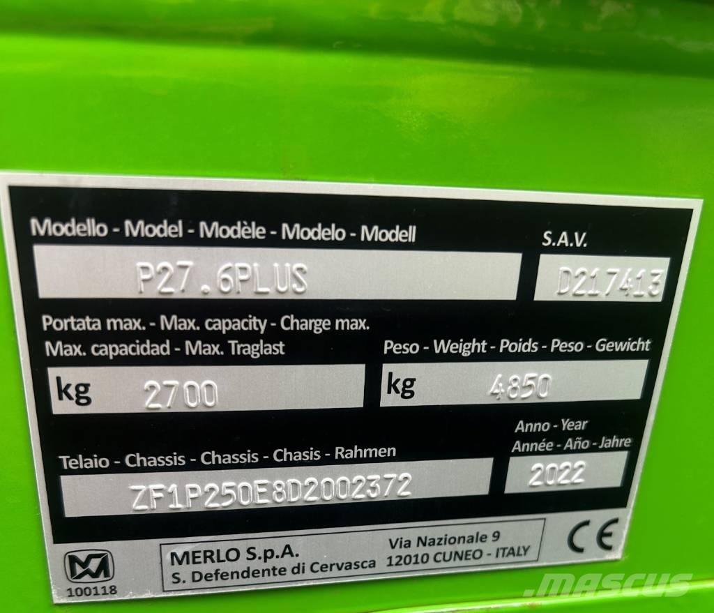Merlo P 27.6 Plus Teleskoplastere