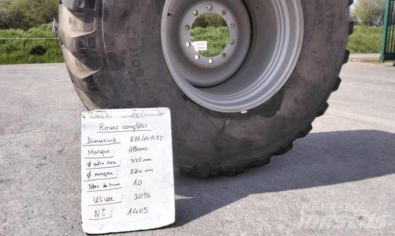Alliance 800/60R32 Dekk, hjul og felger