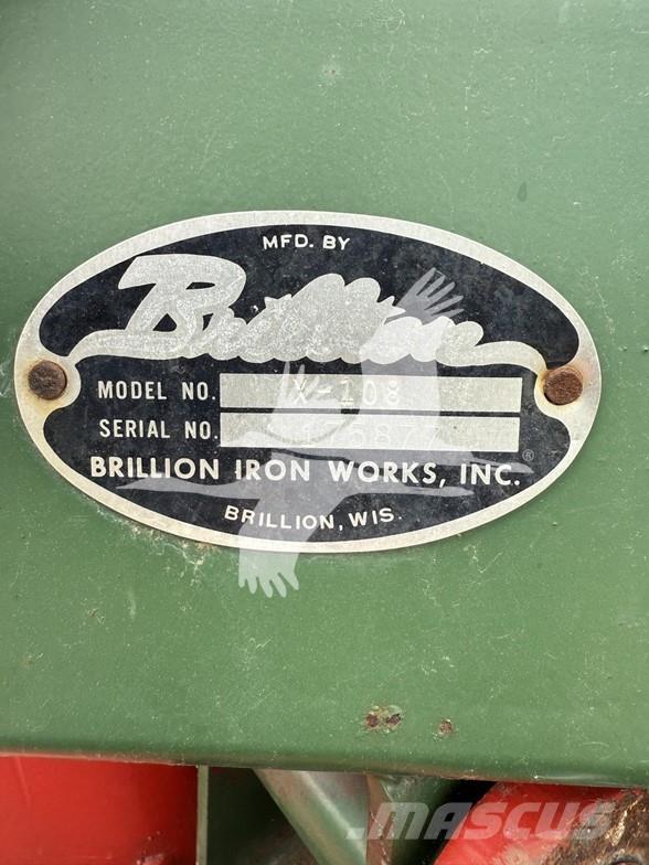 Brillion X108 Andre Jordforbedrings maskiner og ekstrautstyr