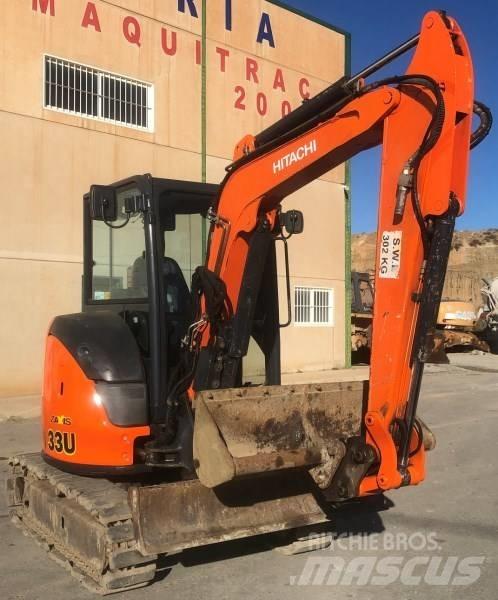 Hitachi ZX 33 U-5 A Minigravere <7t