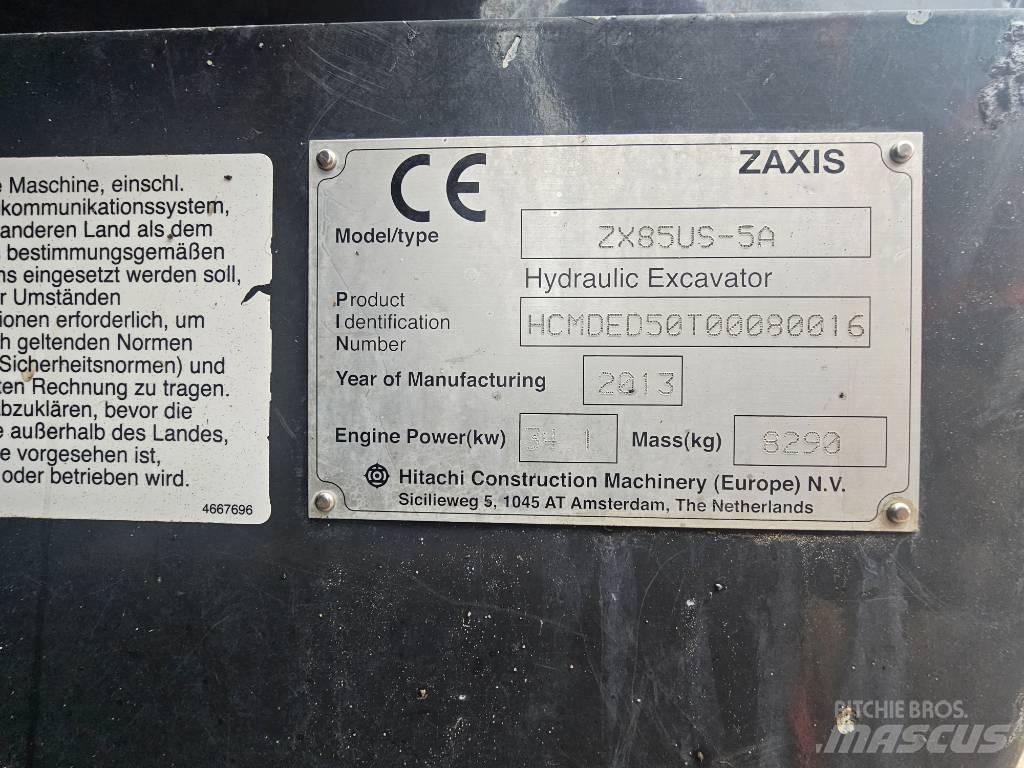 Hitachi ZX 85 US-5 A Midigravere 7 - 12t