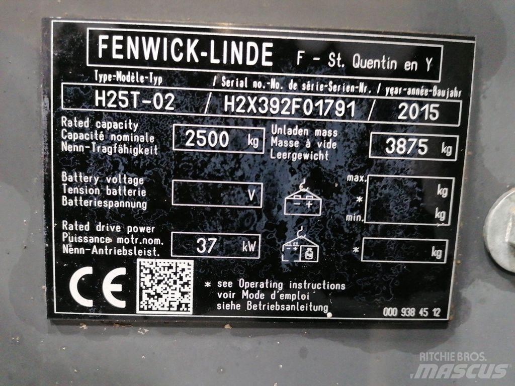 Linde H25T-02 Propan trucker