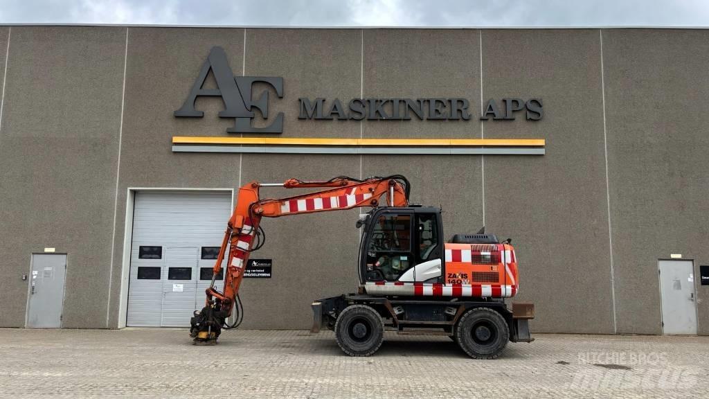 Hitachi ZX 140 W-5 Hjulgravere