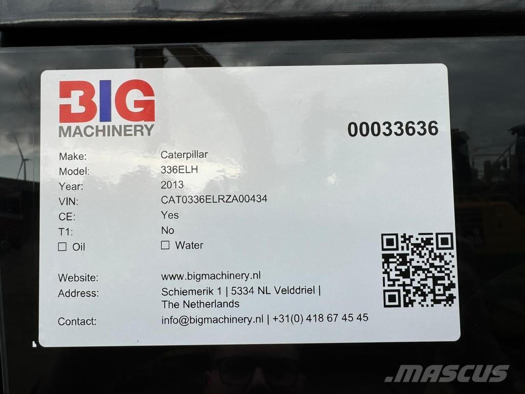 CAT 336ELH Beltegraver
