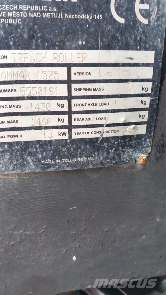 Rammax 1575 Hjullaster til komprimering