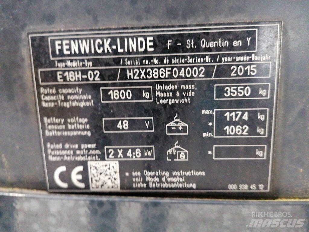 Linde E16H-02 Elektriske trucker