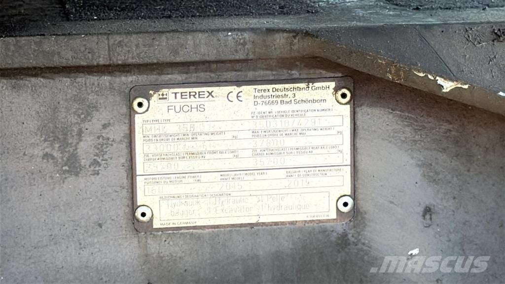 Terex Fuchs MHL 350E Truck - Annet