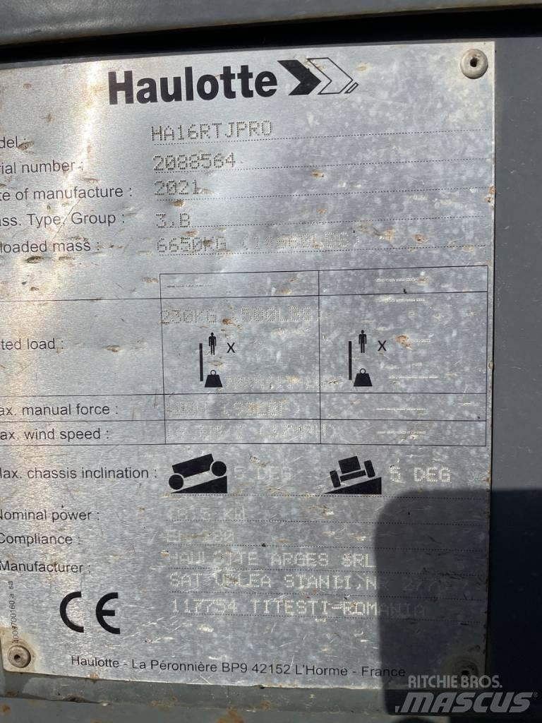 Haulotte HA16RTJ PRO Selvgående bomlifter