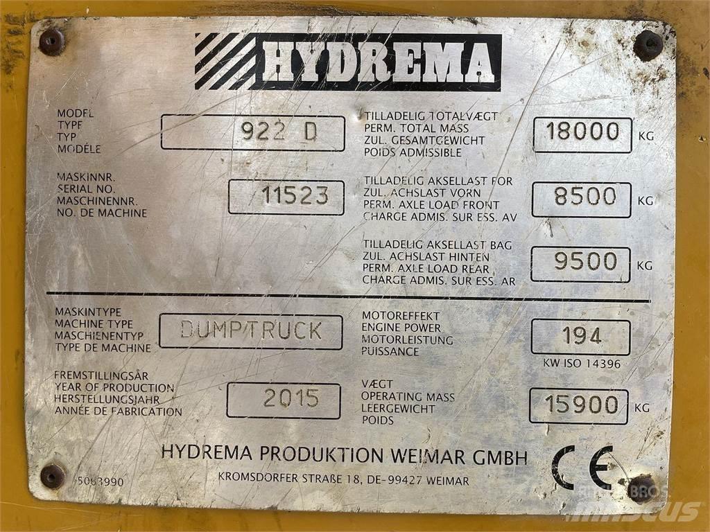 Hydrema 922D Mini dumpere
