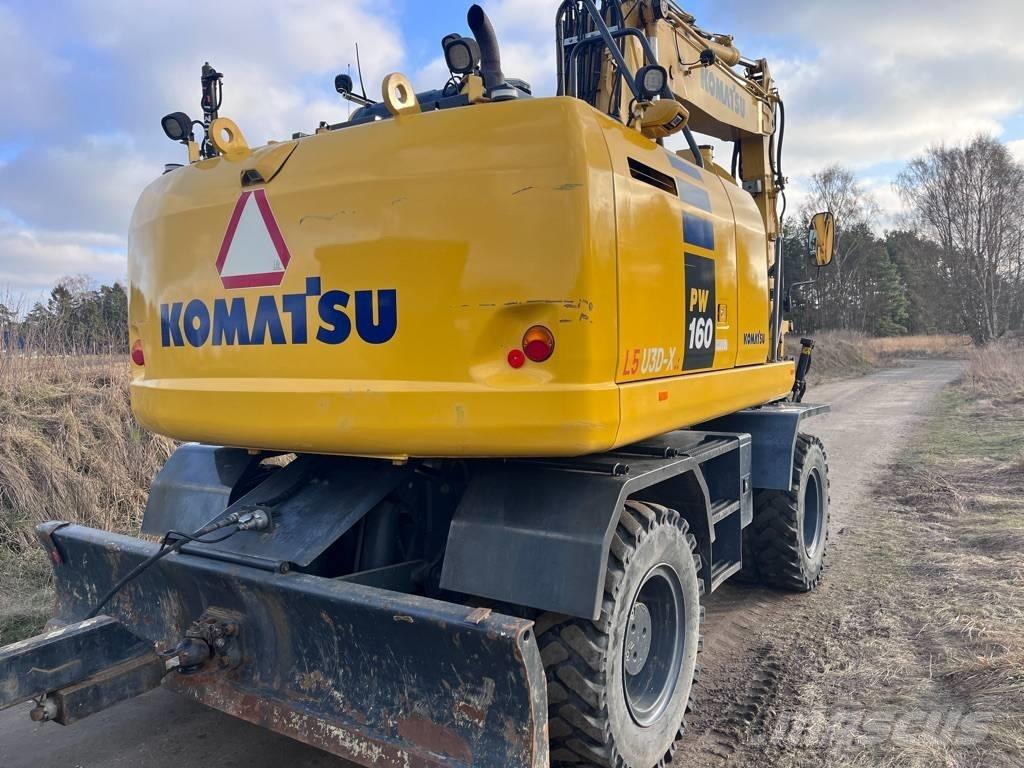 Komatsu PW 160 Hjulgravere