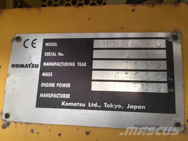 Komatsu HD 605-5 Tipptrucker