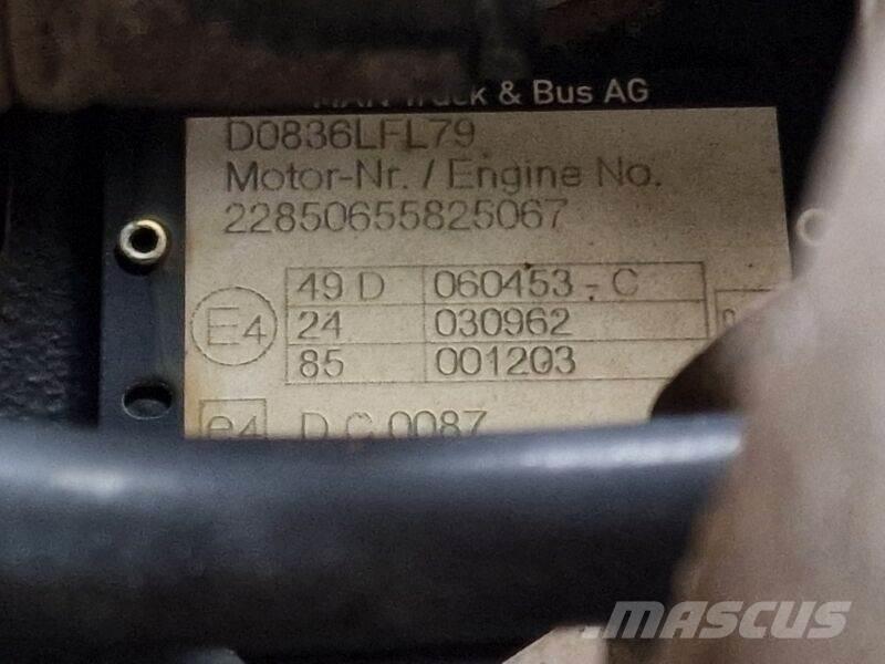 MAN D0836 LFL79 Motorer