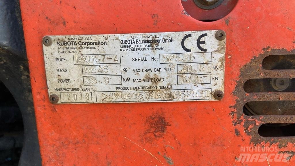 Kubota KX 057-4 Minigravere <7t