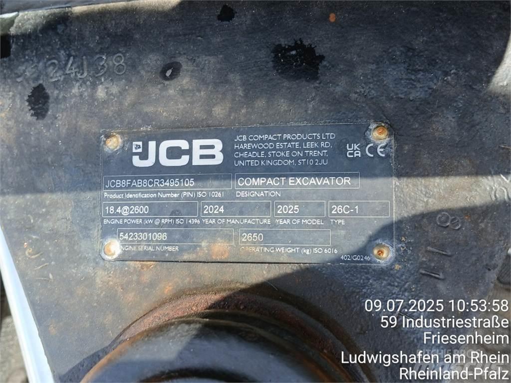 JCB 26C-1 Minigravere <7t