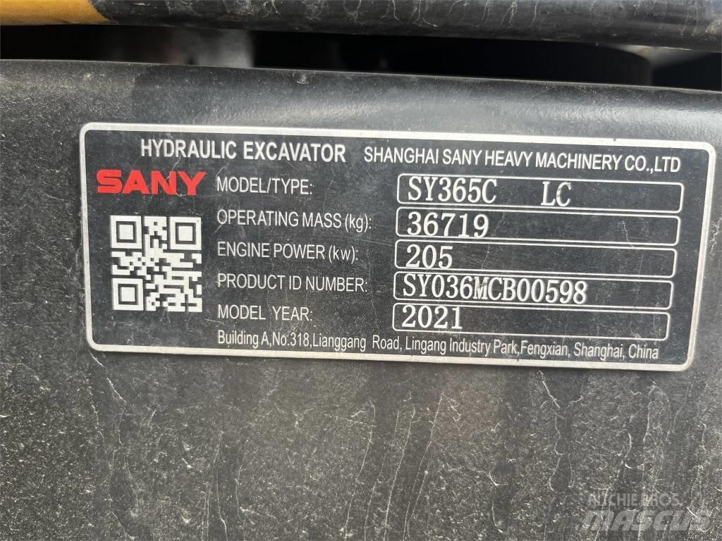 Sany SY365C Beltegraver