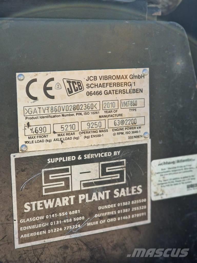 JCB Vibromax VMT 860 Tandem Valser