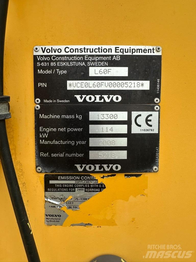 Volvo L60F Hjullastere