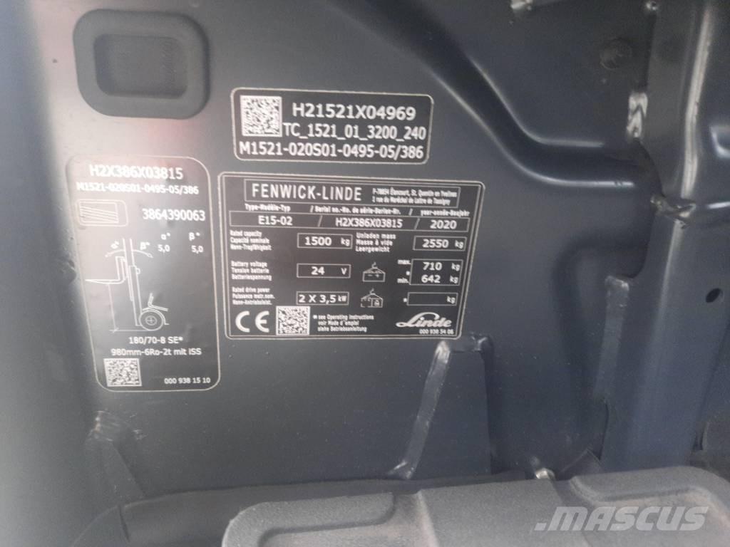 Linde E15-02 Elektriske trucker