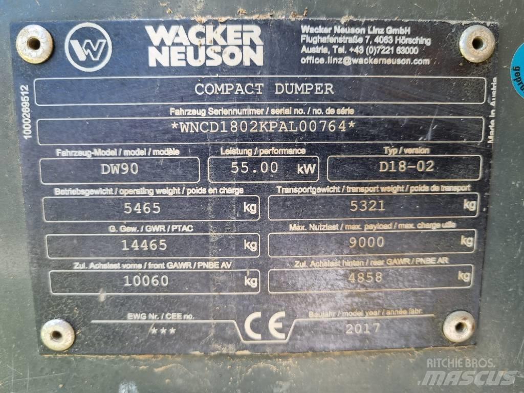 Wacker Neuson DW 90 Mini dumpere