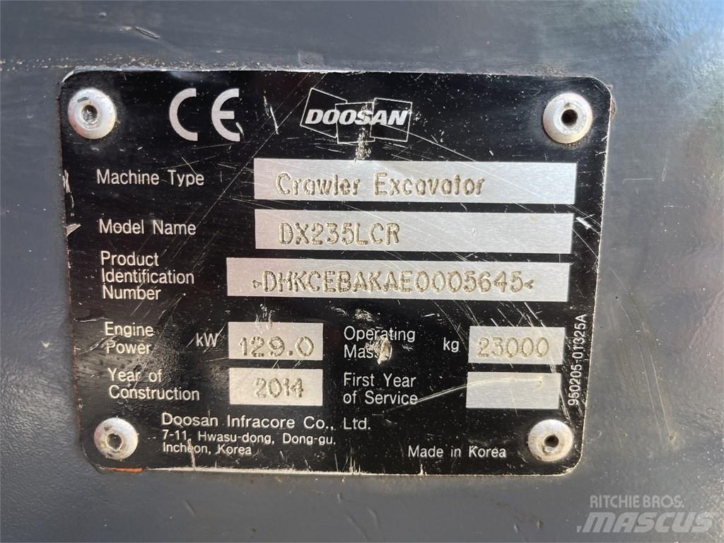 Doosan DX 235 LCR Beltegraver