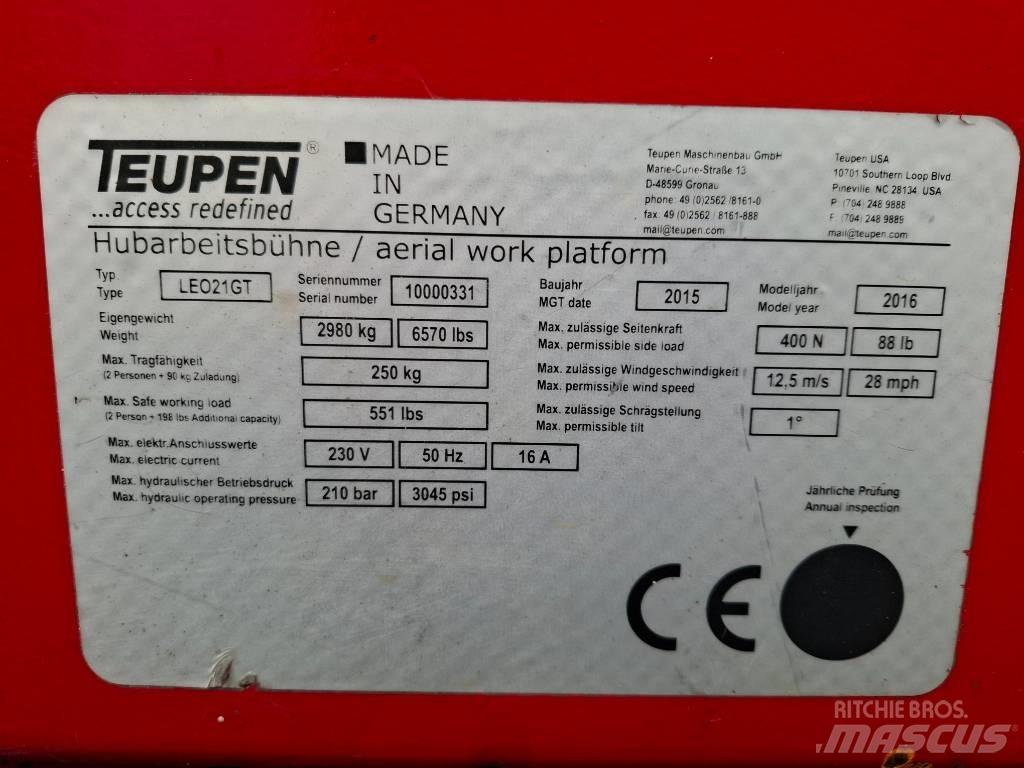 Teupen LEO 21 GT Leddede bomlifter