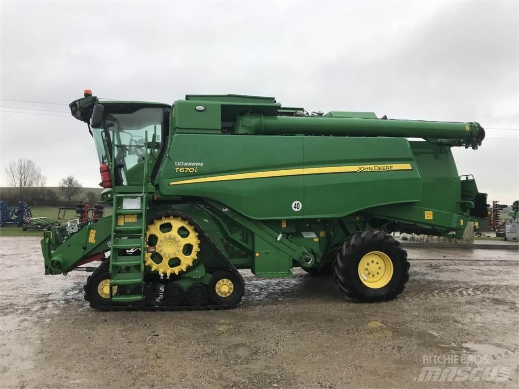 John Deere T670 Skurtreskere