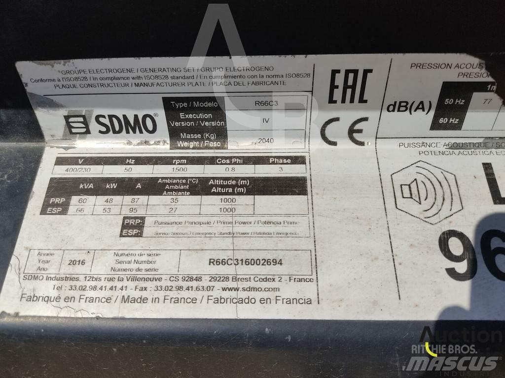 Sdmo R66C3 Diesel Generatorer