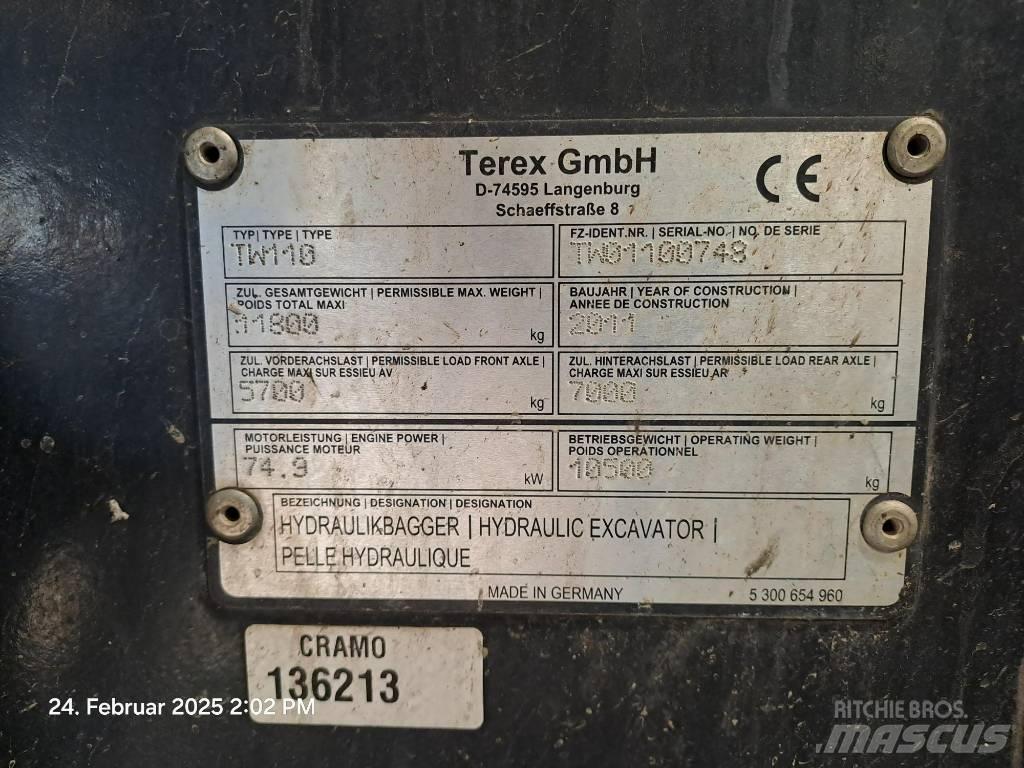 Terex TW 110 Hjulgravere