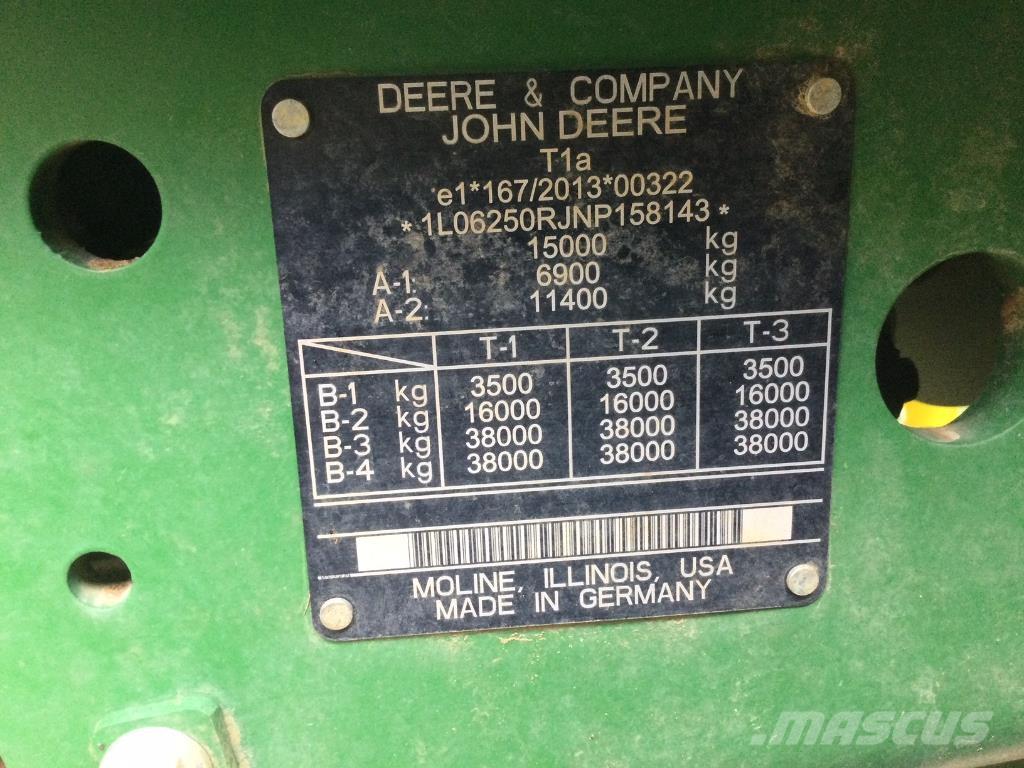 John Deere 6R250 Traktorer