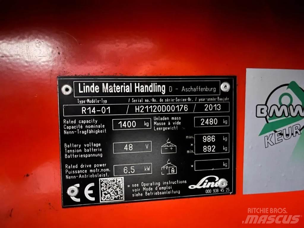 Linde R14-01 Skyvemasttruck