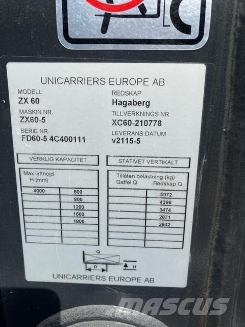 UniCarriers DX60-5 Diesel Trucker