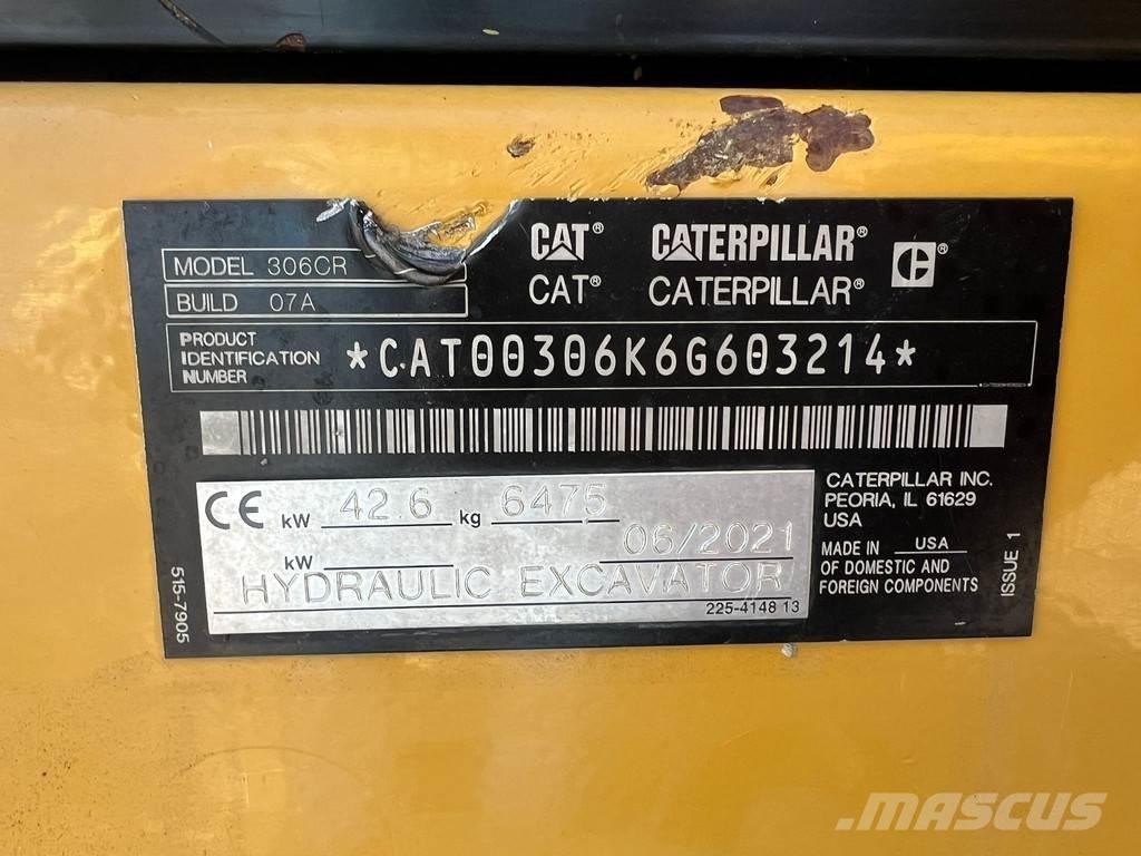 CAT 306CR Minigravere <7t