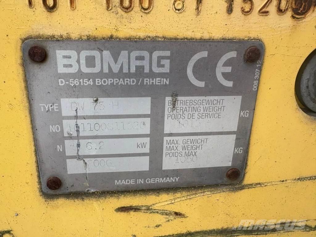 Bomag BW75H Andre Valser