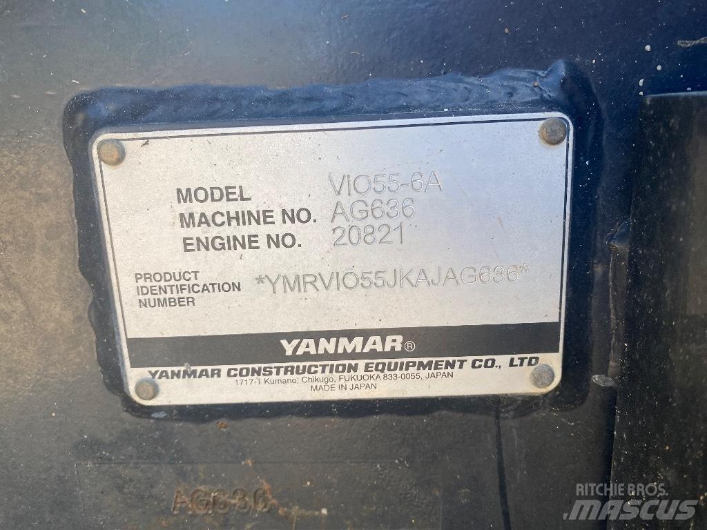 Yanmar Vio 55-6 A Minigravere <7t