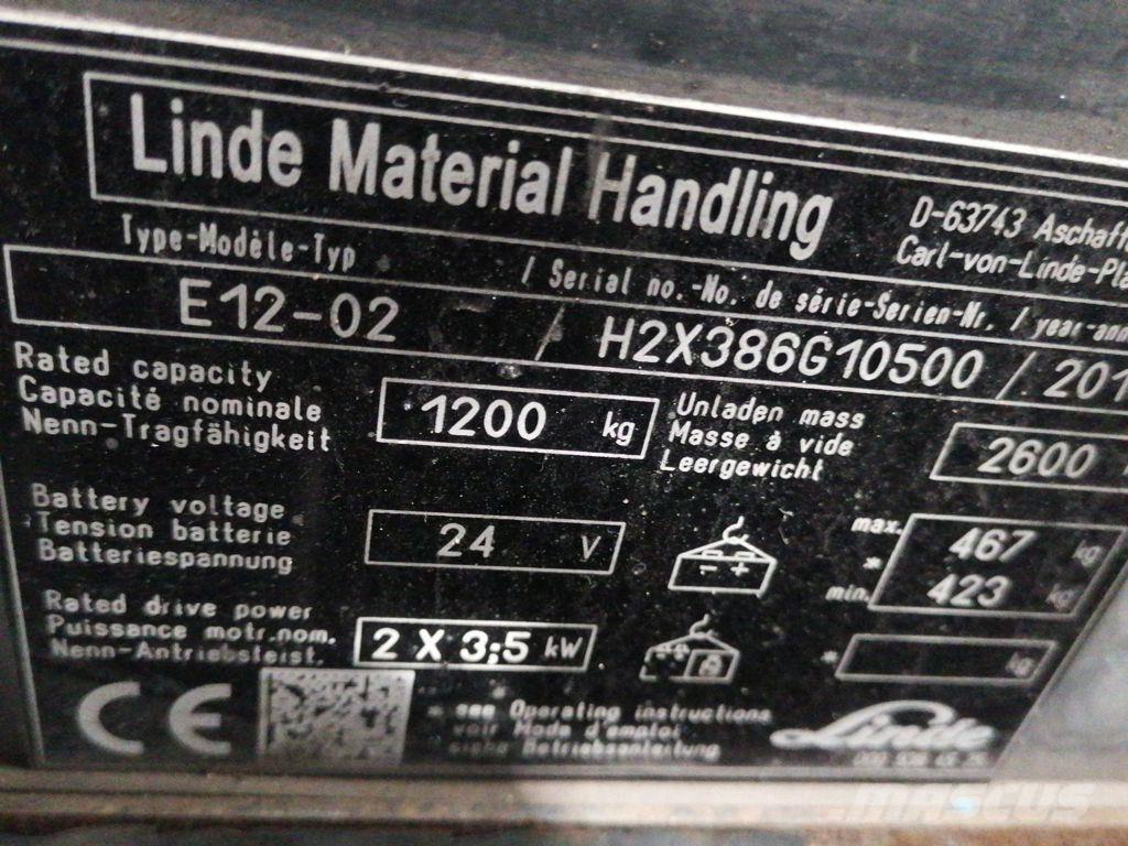 Linde E12-02 Elektriske trucker