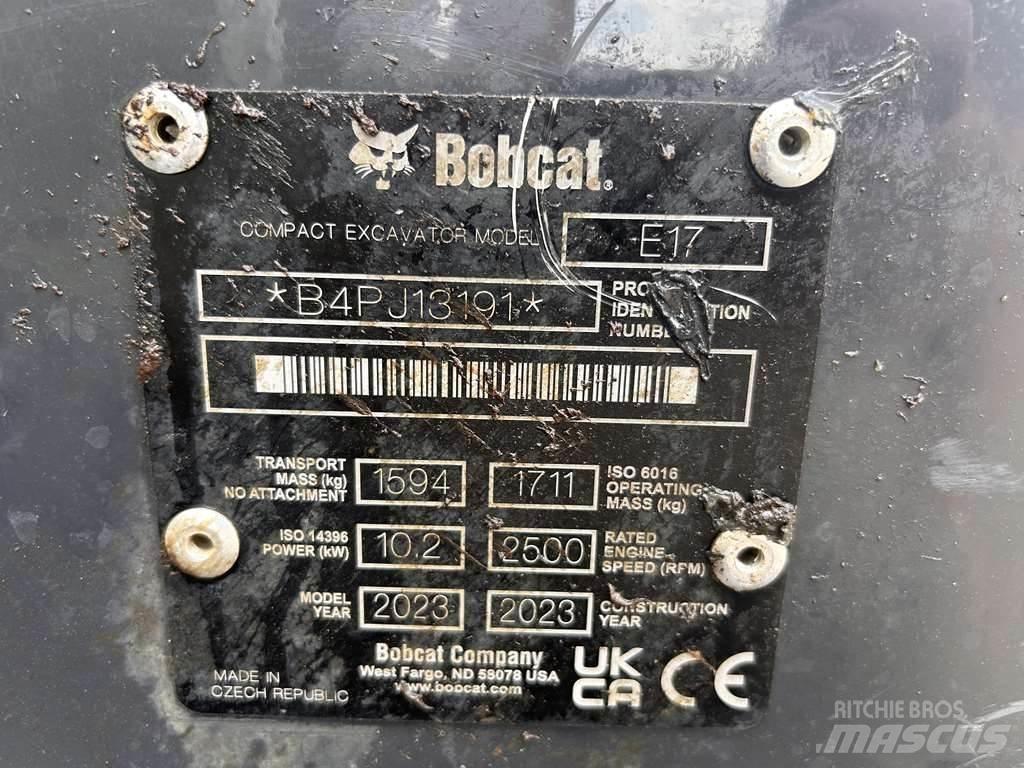Bobcat E17 Minigravere <7t
