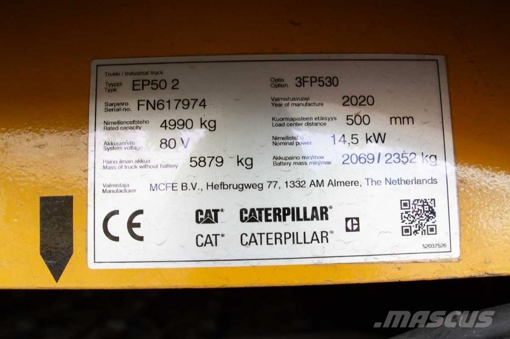 CAT EP 50 Elektriske trucker
