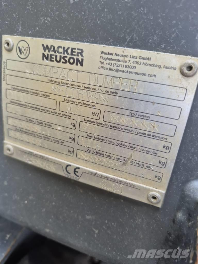 Wacker Neuson DT 10 Beltedumpere
