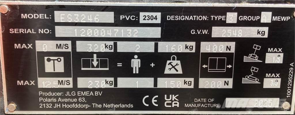 JLG ES3246 Sakselifter
