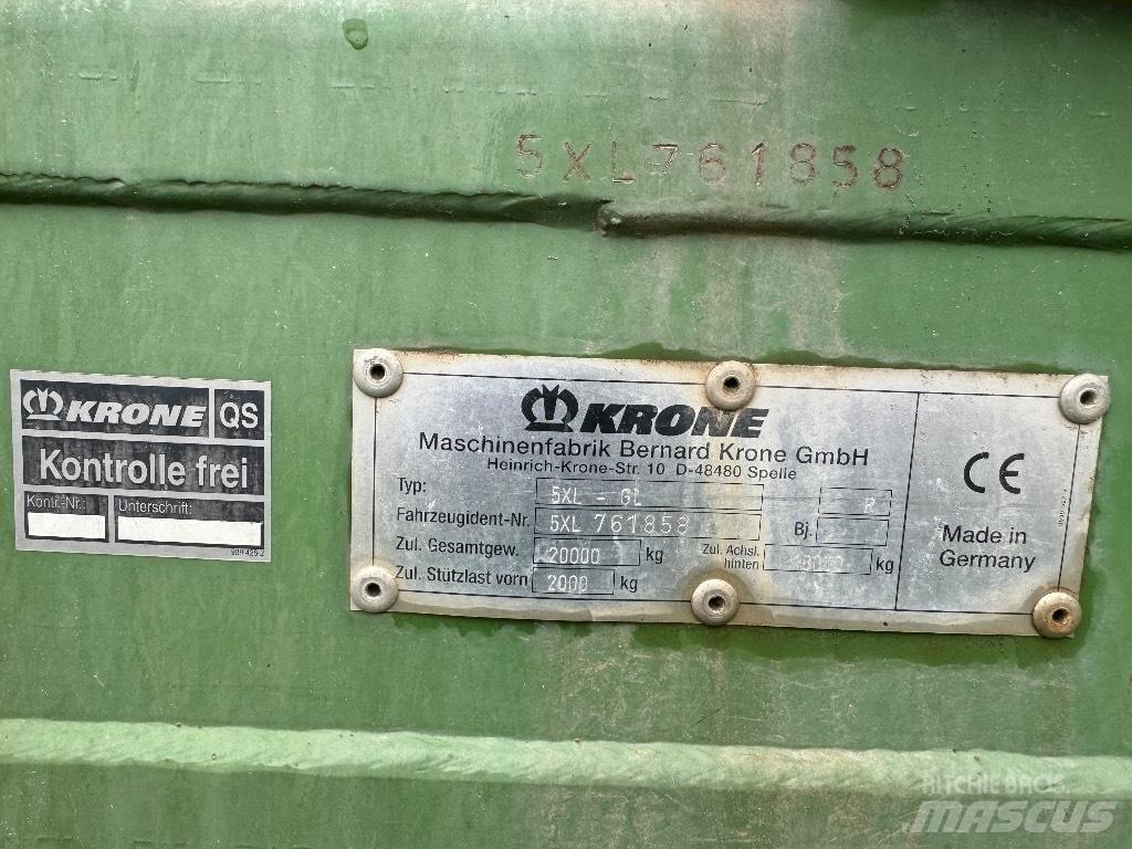 Krone 5 XL GL Selvlastende vogner