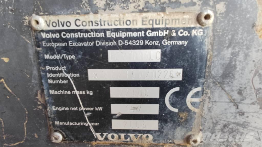 Volvo EC 210 B N LC Beltegraver