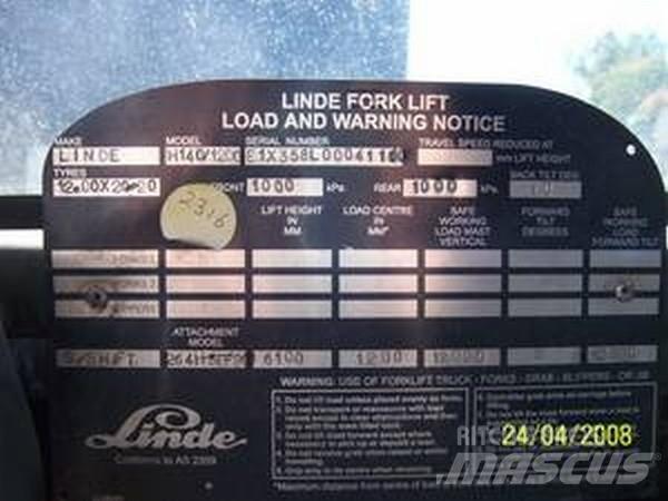 Linde H140/1200 Stortrucker
