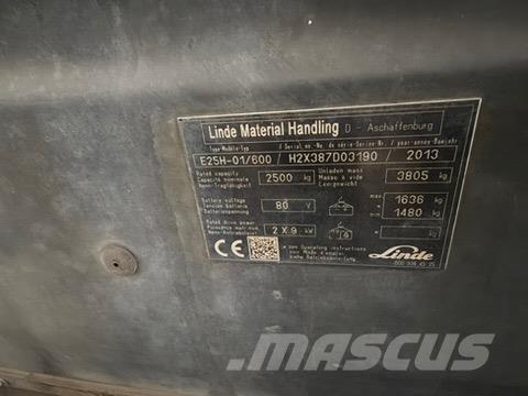 Linde E25H-01/600 Elektriske trucker