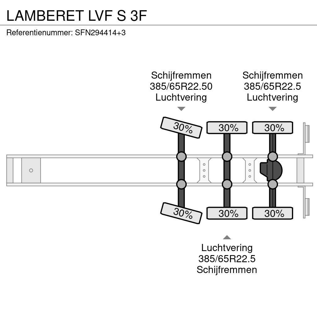 Lamberet LVF S 3F Frysetrailer Semi
